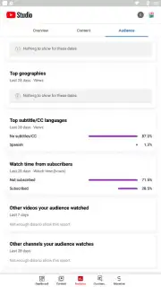 YouTube Studio скриншот 5