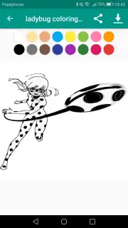 Coloring Ladybug & Blackcat скриншот 2