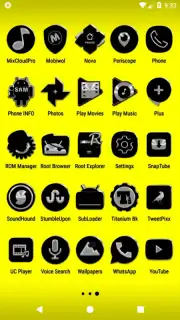 Black Icon Pack Free скриншот 5