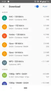 GetTube - YouTube Downloader скриншот 4