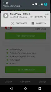 Mobiproxy скриншот 3