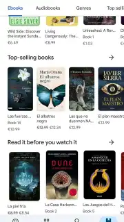 Google Play Books скриншот 3