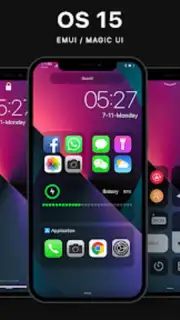 OS 15 Dark EMUI/Magic UI Theme скриншот 1