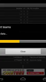 Basketball Livescore Widget скриншот 1