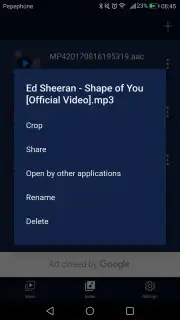 Audio Extractor скриншот 2