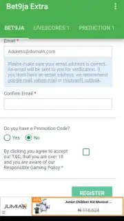Bet9ja Extra with predictions and Livescores скриншот 9