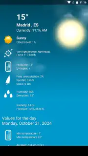 Weather XL PRO скриншот 8