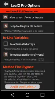 Leaf Pro Java Obfuscator скриншот 5