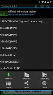 TubeMate YouTube Downloader скриншот 10