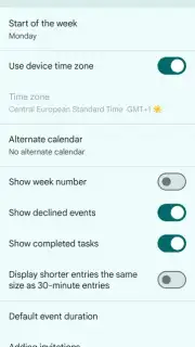 Google Calendar скриншот 2