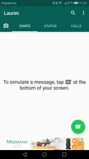 Fake Chat Whatsapp скриншот 2