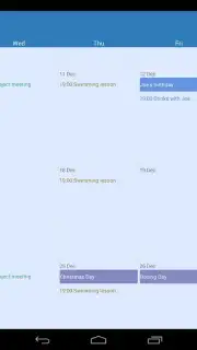 Touch Calendar Free скриншот 4