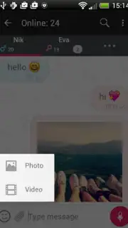 Triple chat, online dating скриншот 3