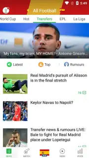 All Football - News & Scores скриншот 8