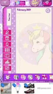 Unicorn Diary скриншот 1