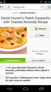 Recipes & Nutrition скриншот 1
