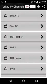 Turkey TV Channels скриншот 2