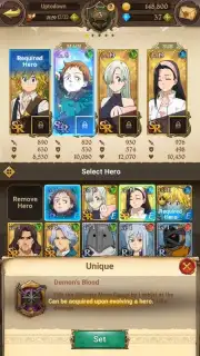 The Seven Deadly Sins: Grand Cross скриншот 2