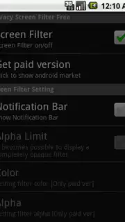 Privacy Screen Filter Free скриншот 2