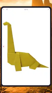 Origami dinosaurs paper shapes скриншот 12