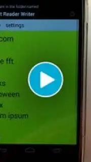 TXT читатель и писатель скриншот 1