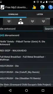 Free Mp3 Downloads скриншот 3