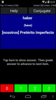 Spanish Verb Trainer скриншот 4