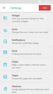 Flick Launcher скриншот 3