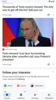 Google News скриншот 8