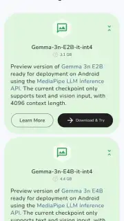 Google AI Edge Gallery скриншот 8