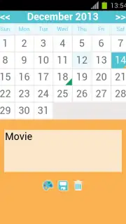 Calendar Monthly скриншот 1