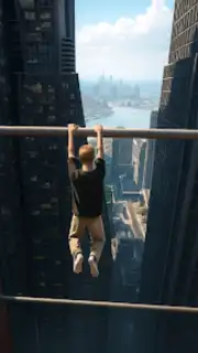 Only Going Up Parkour Rooftop скриншот 1