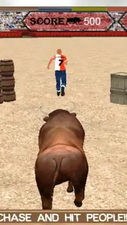 Angry Bull Attack Arena Sim 3D скриншот 14