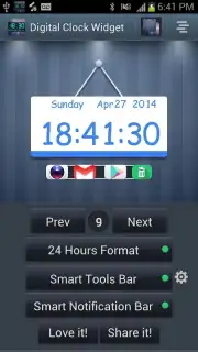 Digital Clock Widget скриншот 5