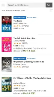 Kindle скриншот 3
