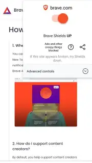 Brave Browser скриншот 4