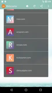 Webmarks скриншот 2