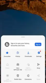 Microsoft Edge Beta скриншот 15