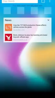 Cliqz Browser скриншот 4