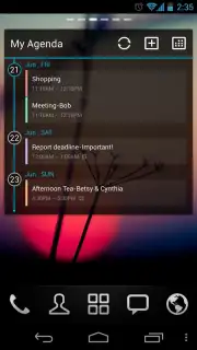 GO Calendar Widget скриншот 5