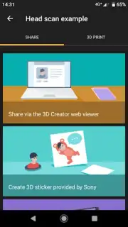 Sony 3D Creator скриншот 5