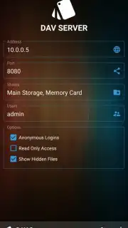 WebDav Server скриншот 4