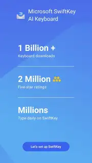 SwiftKey Keyboard скриншот 1