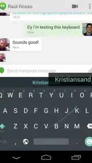 Android L Keyboard скриншот 2