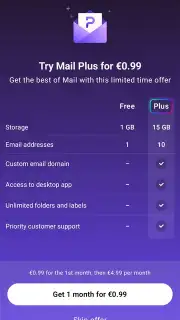 Proton Mail скриншот 8