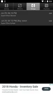 Default Music Player скриншот 3