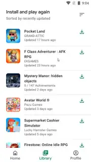 Google Play Games скриншот 6