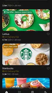 Uber Eats скриншот 9
