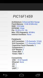 PICmicro Database скриншот 10