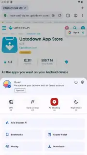 Opera Browser скриншот 2